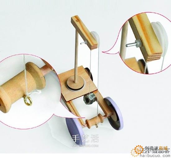 如何制作一个靠重力驱动的小车？
