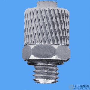 气动宝塔接头气嘴M3接管M5-4吸盘金具堵头SN1250