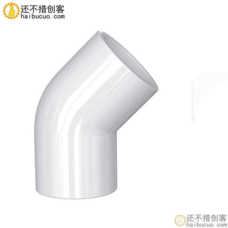 45度弯头直径20/25mm 塑料PVC管配件 管件加厚自来水水管专用SN1255