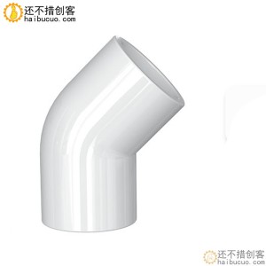 45度弯头直径20/25mm 塑料PVC管配件 管件加厚自来水水管专用SN1255