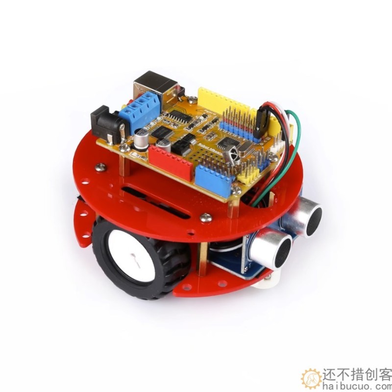 For Arduino小车智能DIY套件避障红外遥控车DIY创客机器人SNAR80