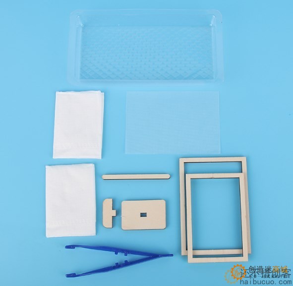 古法造纸术材料包科技小制作儿童手工发明益智科学区玩教具小实验SNP135
