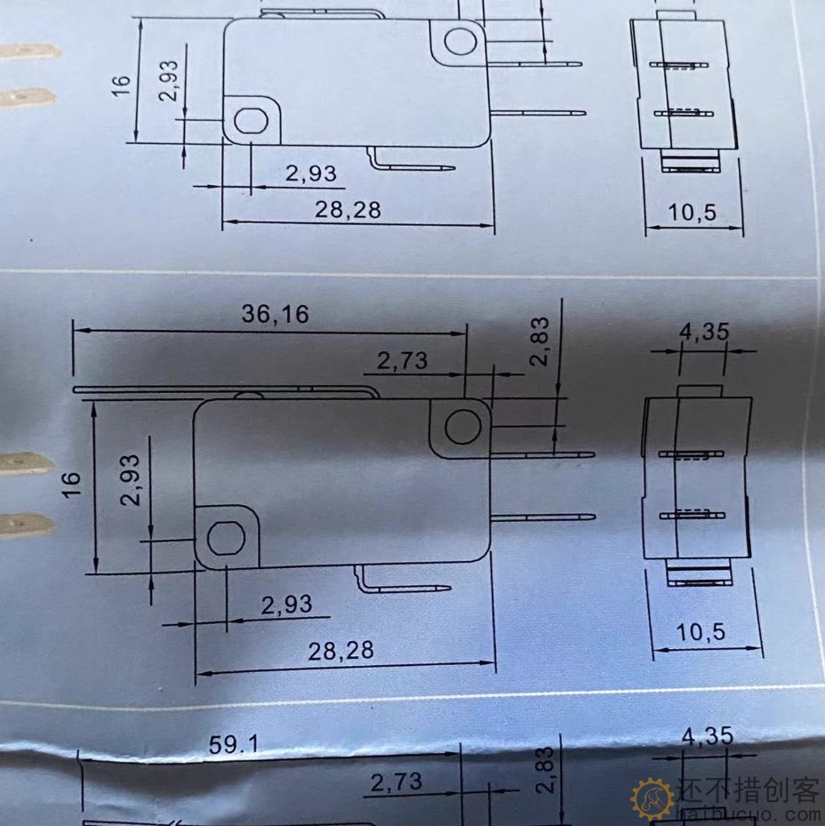 微动开关 游戏机摇杆微动 带片摇杆微动高品质镀银开关SN1266