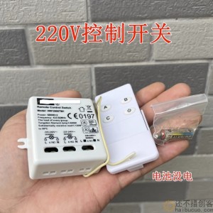 220V无线遥控器控制开关 600W 遥控器不配套 研究价 SN1268