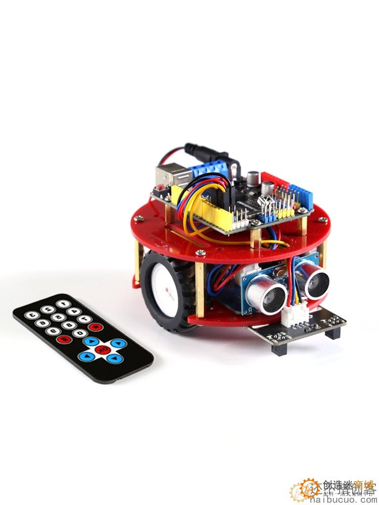 for arduino小车智能避障循线遥控MiniQ免焊米思齐DIY创客套装SNAR79