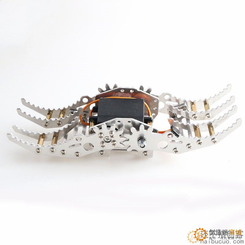 金属爪子G8 机械爪 机械手爪 夹子 机械臂 夹持器 机器人配件不含舵机SNM4100