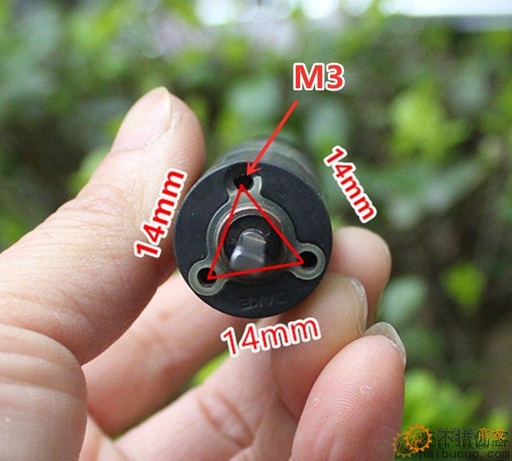 带霍尔测速行星金属齿轮直流减速电机 22mm大扭力慢速马达5-12V  M381