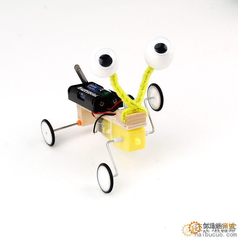 科技小制作 电动爬虫机器人儿童礼物小学生DIY创意手工stem材料包SNP128
