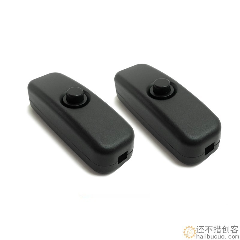 501线上开关圆形按钮按键床头开关LED灯开关电源开关迷你线上开关SN1251