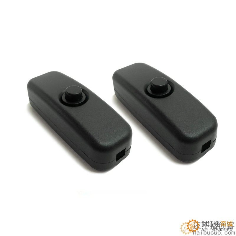 501线上开关圆形按钮按键床头开关LED灯开关电源开关迷你线上开关SN1251