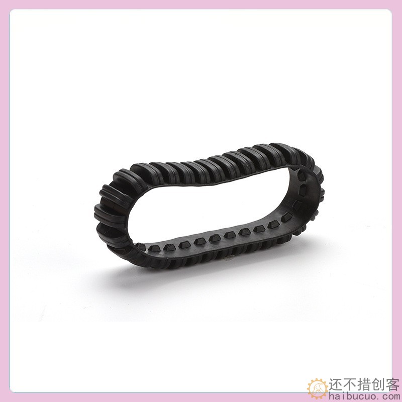 兼容乐高大颗粒积木 45002 工程车套装基础散件 轮带 大履带皮1条SNT157
