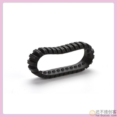 兼容乐高大颗粒积木 45002 工程车套装基础散件 轮带 大履带皮1条SNT157