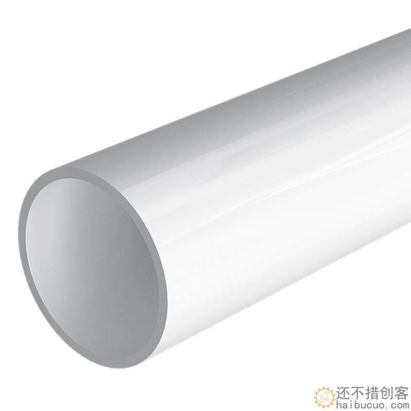 白色PVC管灰色给水管UPVC硬管管件20 25mm塑料鱼缸上下水管1米SN1256