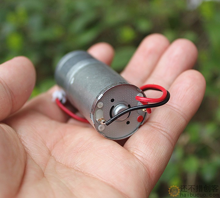 370直流减速电机中速马达3-6V 180-360转/分钟 M380