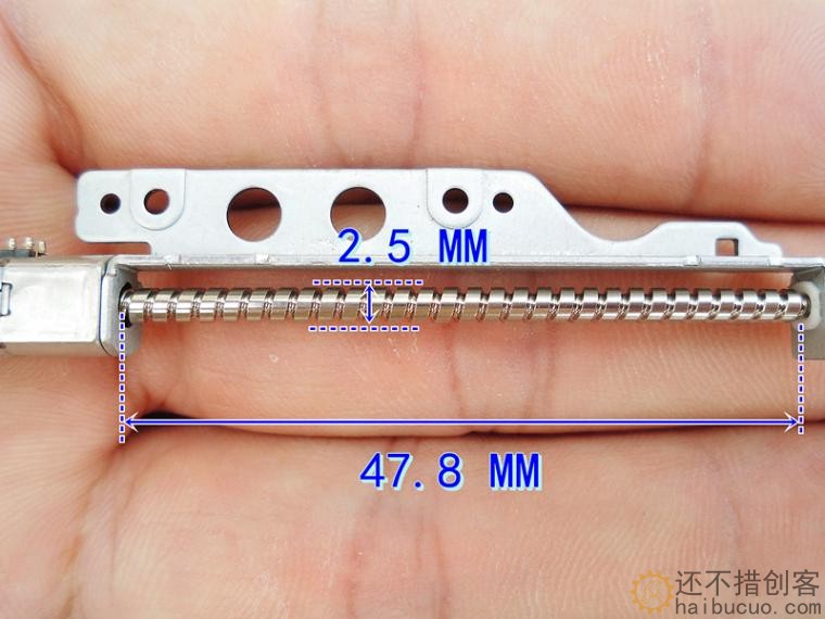 二相四线步进电机带长丝杆 5*7MM 微型步进电机 M375