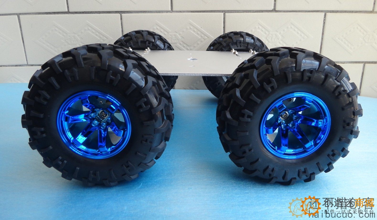 智能小车 4驱 铝合金底盘小车 DIY创客机器人小车底盘SNC408