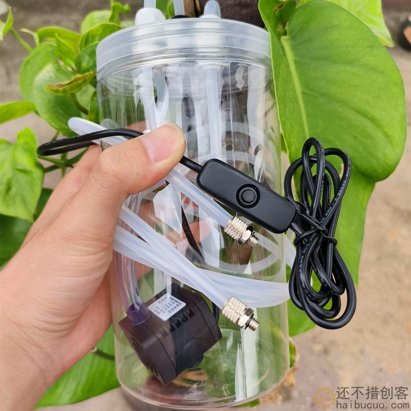 水冷箱套装硅胶管软管水冷式液冷水泵USB散热器手机壳散热神器SR2