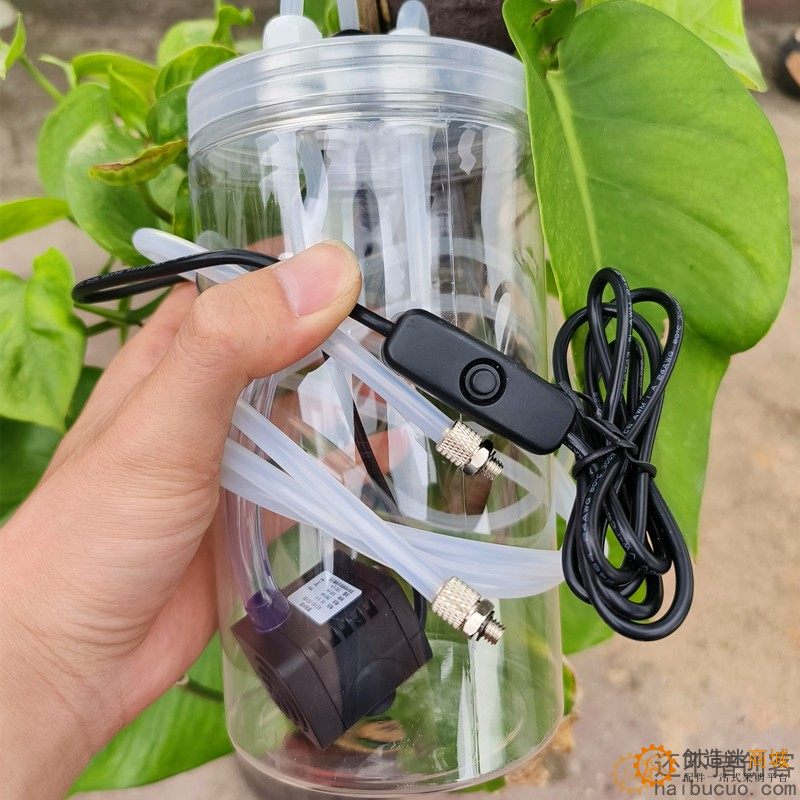 水冷箱套装硅胶管软管水冷式液冷水泵USB散热器手机壳散热神器SR2