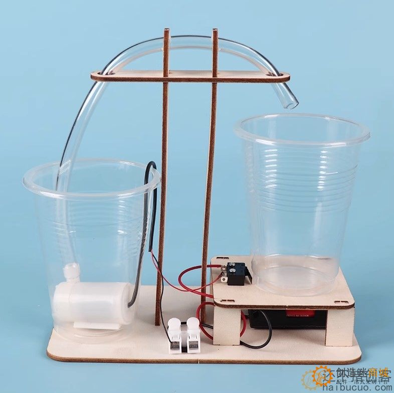 小发明科学实验手工模型玩具环保学生小制作DIY饮水机科技小制作SNP141