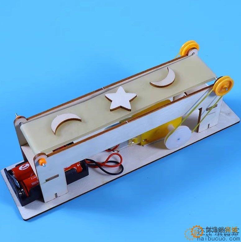 科技小制作自动传送带diy小学生发明手工科学实验教具SNP142
