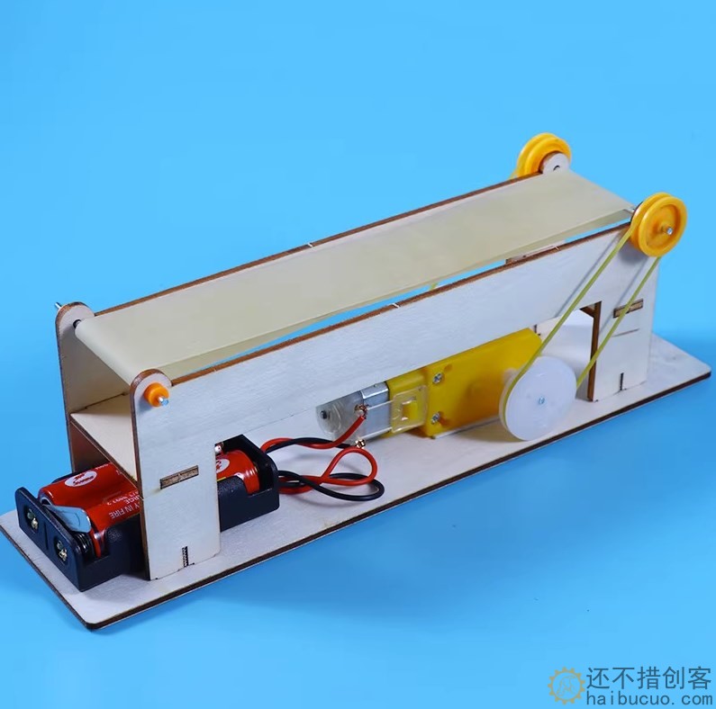 科技小制作自动传送带diy小学生发明手工科学实验教具SNP142