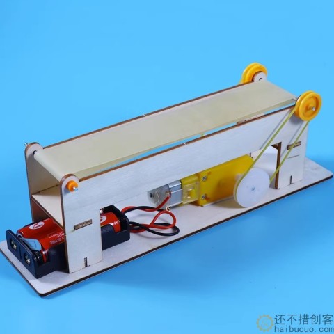 科技小制作自动传送带diy小学生发明手工科学实验教具SNP142