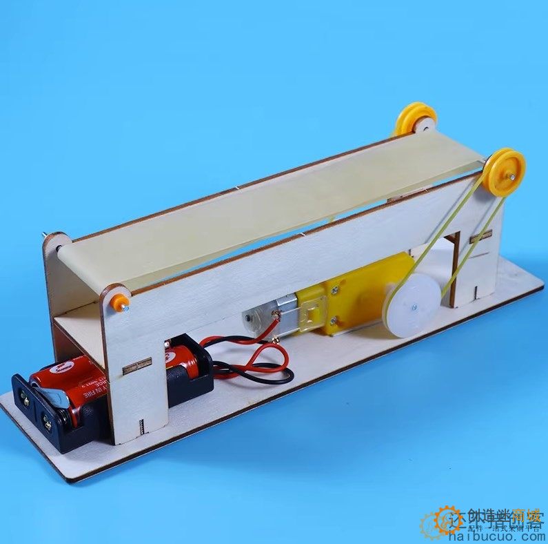 科技小制作自动传送带diy小学生发明手工科学实验教具SNP142