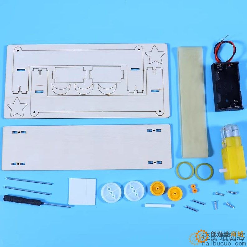 科技小制作自动传送带diy小学生发明手工科学实验教具SNP142