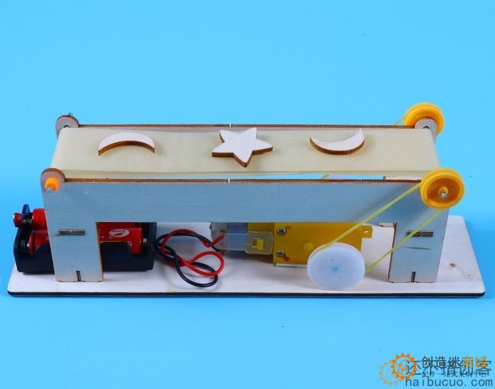 科技小制作自动传送带diy小学生发明手工科学实验教具SNP142
