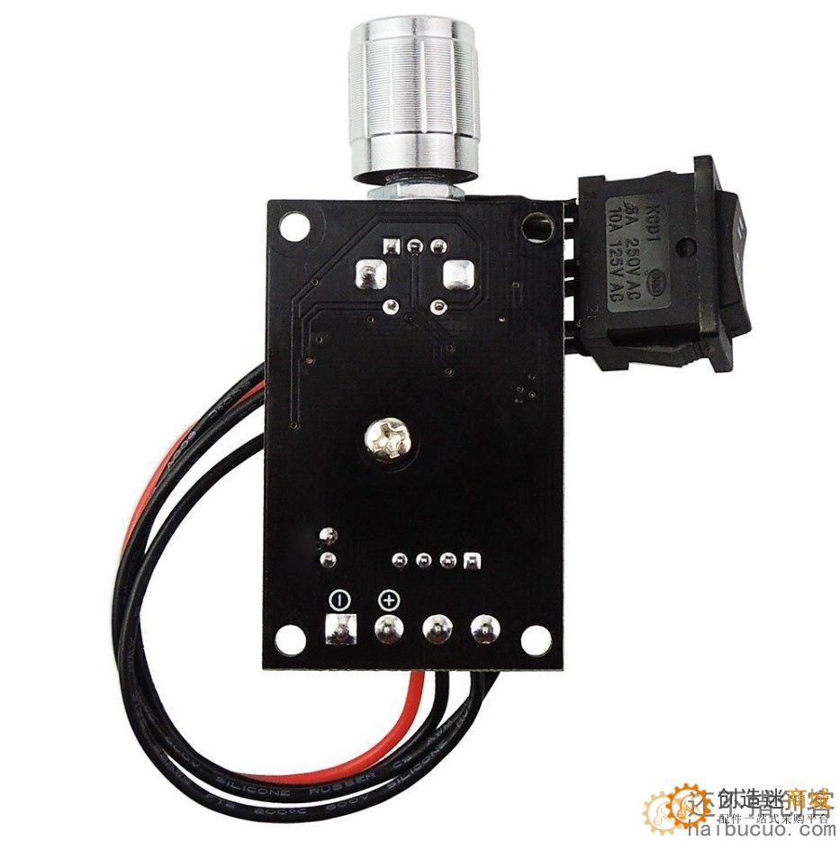 PWM直流电机调速器6V12V24V 3A调速开关 正反转 带开关功能SNA349