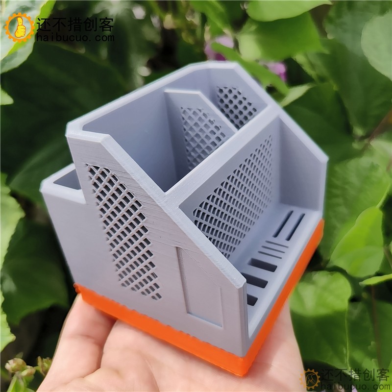 办公笔筒 3D打印收纳笔筒 u盘内存卡收纳个性笔筒学生笔筒摆件3D32