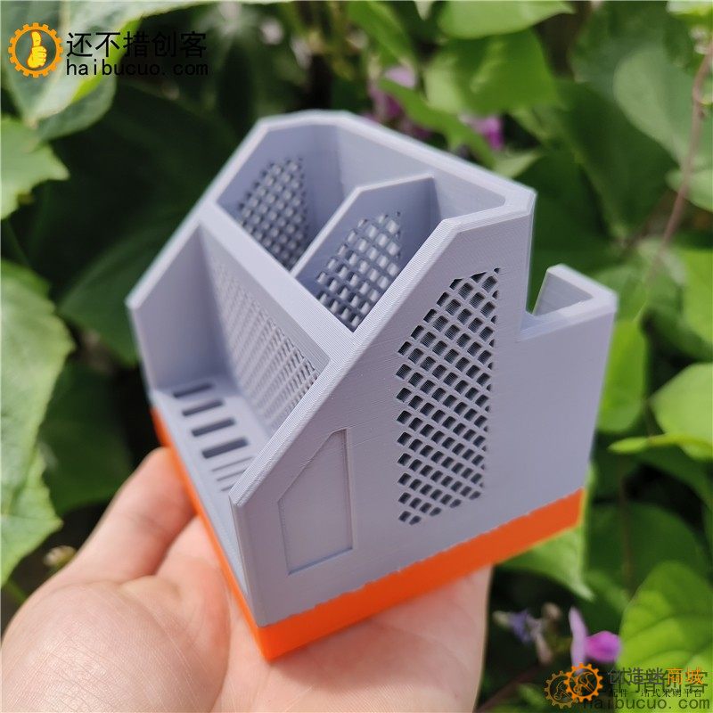 办公笔筒 3D打印收纳笔筒 u盘内存卡收纳个性笔筒学生笔筒摆件3D32