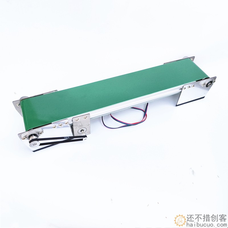 步进电机传送带 桌面级传送带 学习用桌面传送带  金属材质制作SN1292