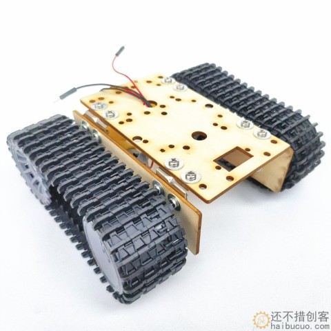经济机器人坦克底盘积木木板TT马达3-9v履带车智能小车底盘新款SN8400B探月