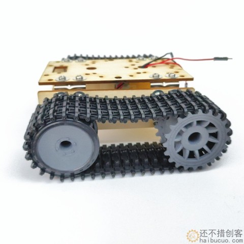 经济机器人坦克底盘积木木板TT马达3-9v履带车智能小车底盘新款SN8400B探月