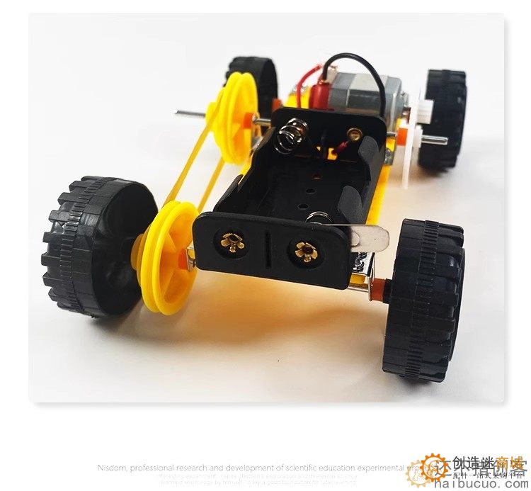齿轮三档变速换档小车科技小制作stem科学实验教具DIY模型材料SNP136