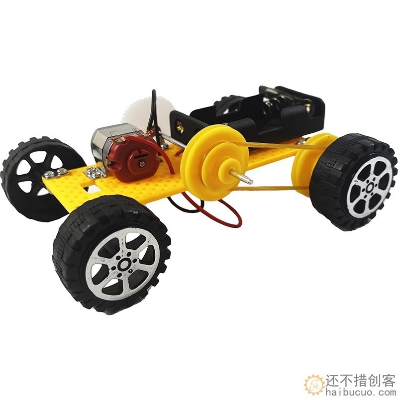 齿轮三档变速换档小车科技小制作stem科学实验教具DIY模型材料SNP136