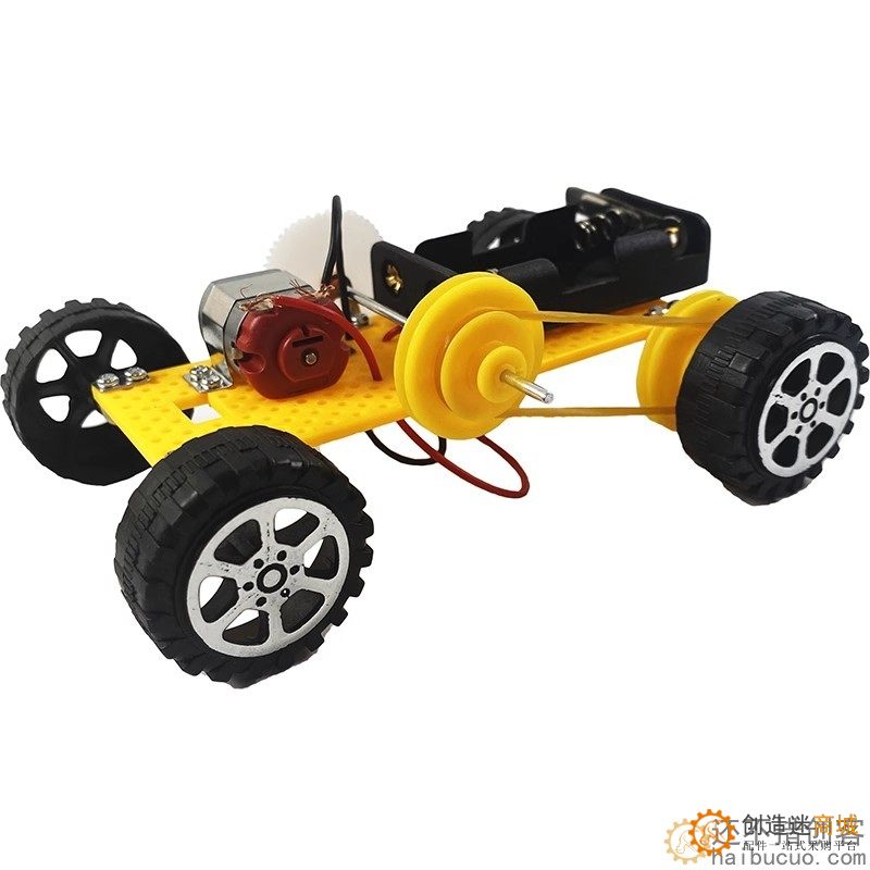 齿轮三档变速换档小车科技小制作stem科学实验教具DIY模型材料SNP136