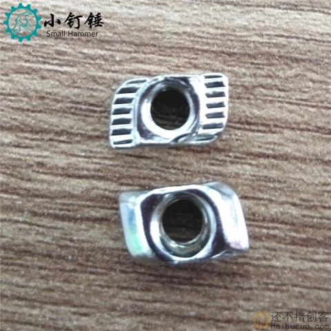 铝型材专用欧标T型螺母块 30/40/50型M3-M4-M5锤头船形
