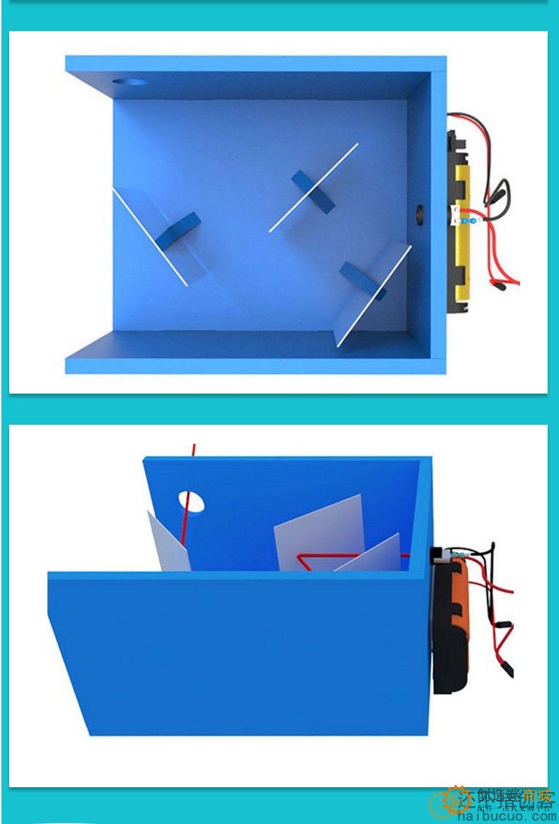 DIY科技小制作 光的折射学生科学实验steam创客手工拼装模型教具SNP139