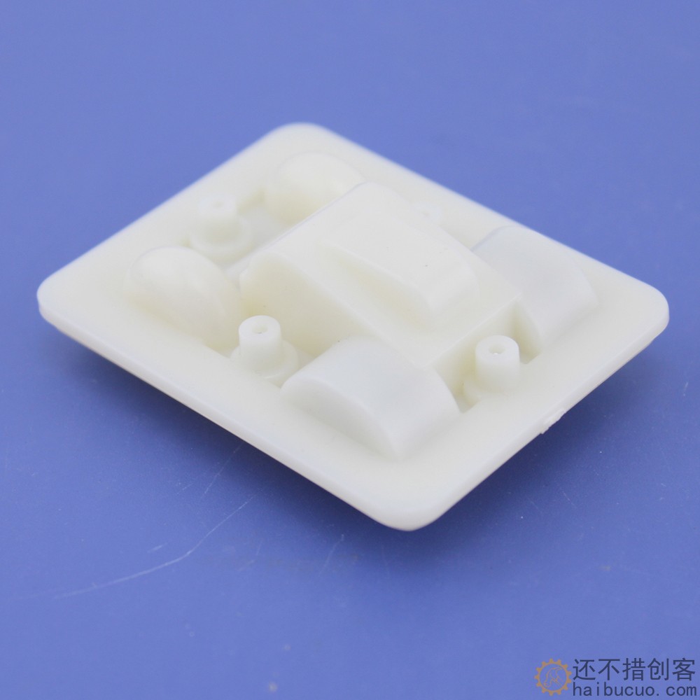 回力小车底盘(白色)软陶泥车底盘diy制作蓄力齿轮箱 黏土手工配件SN1276
