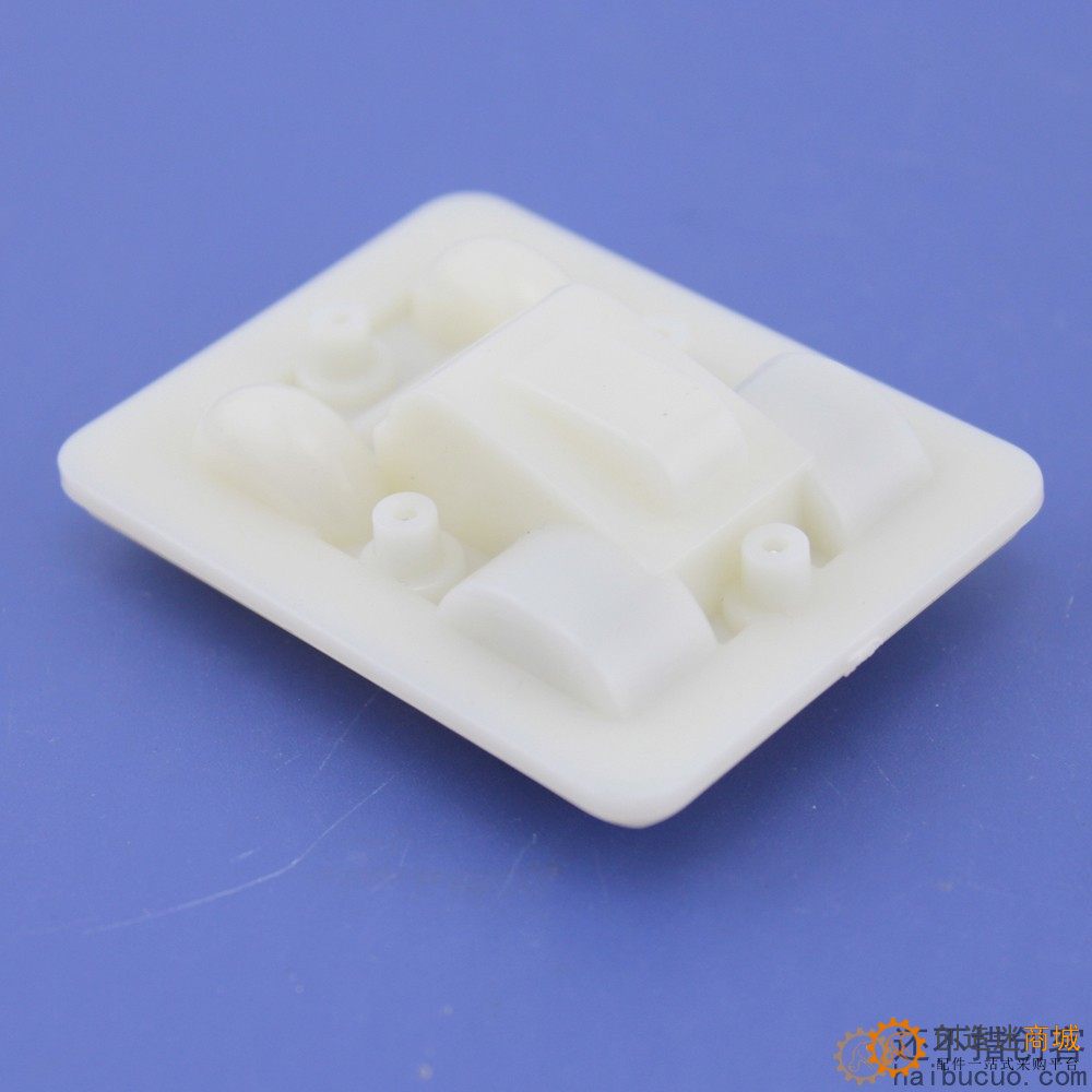 回力小车底盘(白色)软陶泥车底盘diy制作蓄力齿轮箱 黏土手工配件SN1276