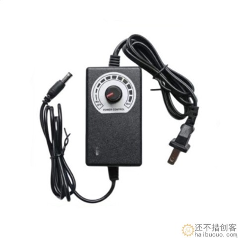 3-12V2A可调压直流电源 马达电机水泵LED灯带 调速调温调光适配器SN1297