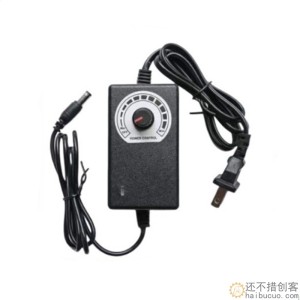 3-12V2A可调压直流电源 马达电机水泵LED灯带 调速调温调光适配器SN1297