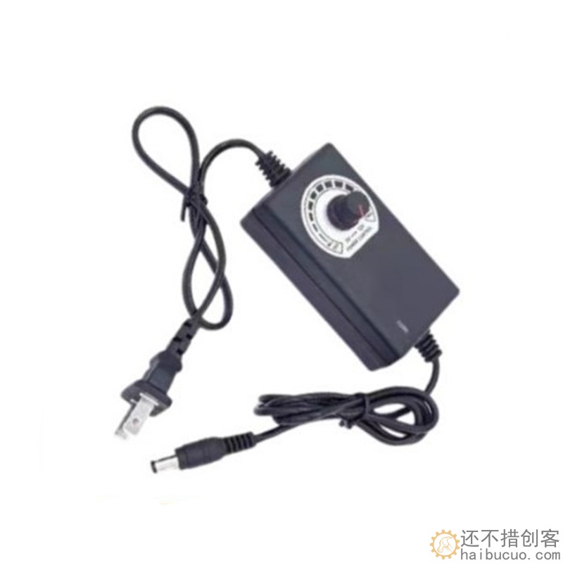 3-12V2A可调压直流电源 马达电机水泵LED灯带 调速调温调光适配器SN1297