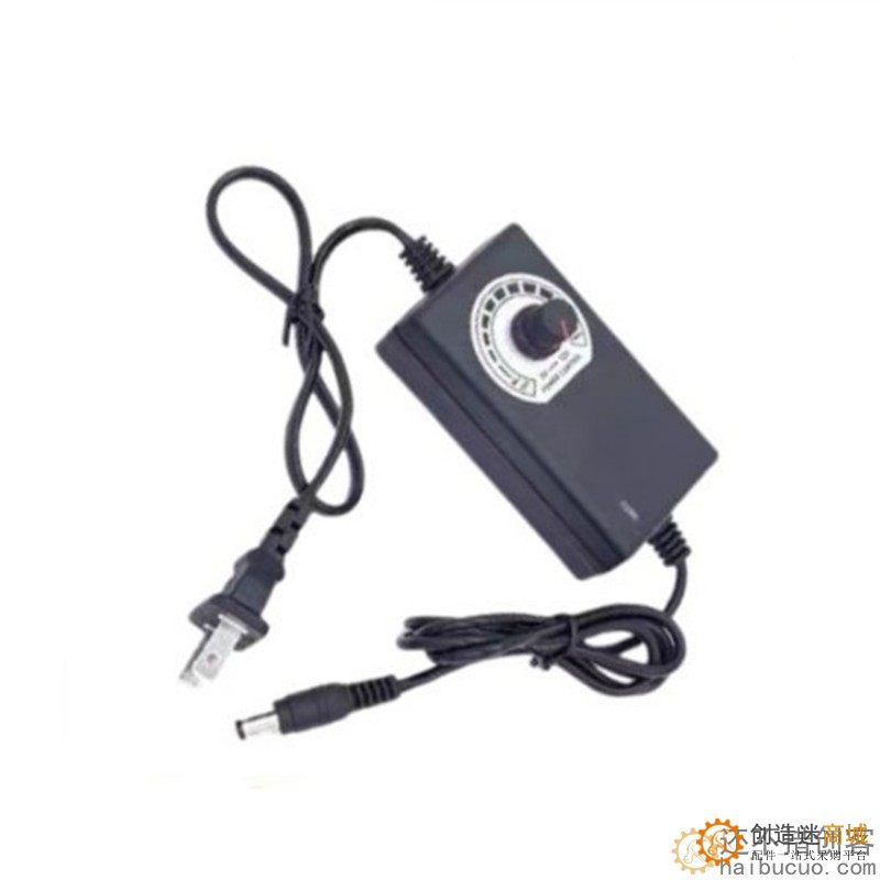 3-12V2A可调压直流电源 马达电机水泵LED灯带 调速调温调光适配器SN1297