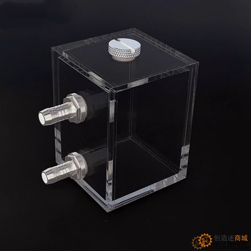电脑水冷水箱 全透明水箱 迷你小水箱 DIY电脑水冷小水箱 水箱SN1301
