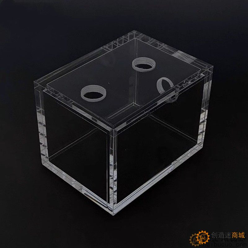 电脑水冷水箱 全透明水箱 迷你小水箱 DIY电脑水冷小水箱 水箱SN1301