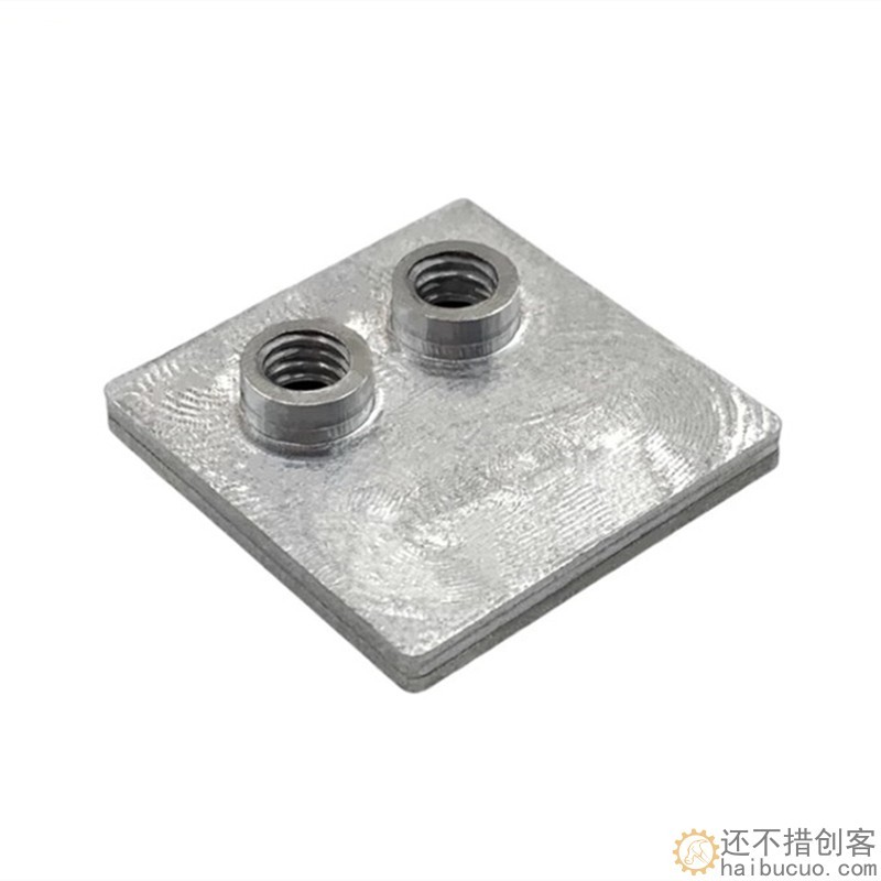 超薄手机 笔记本水冷头 铝制散热头 M6螺纹 导热换热头 铝冷头3*3 SN1302