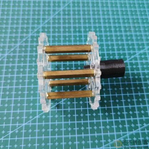 亚克力坦克驱动轮 履带车底盘主动轮 智能小车轮子 车轮 电机驱动轮3DX20